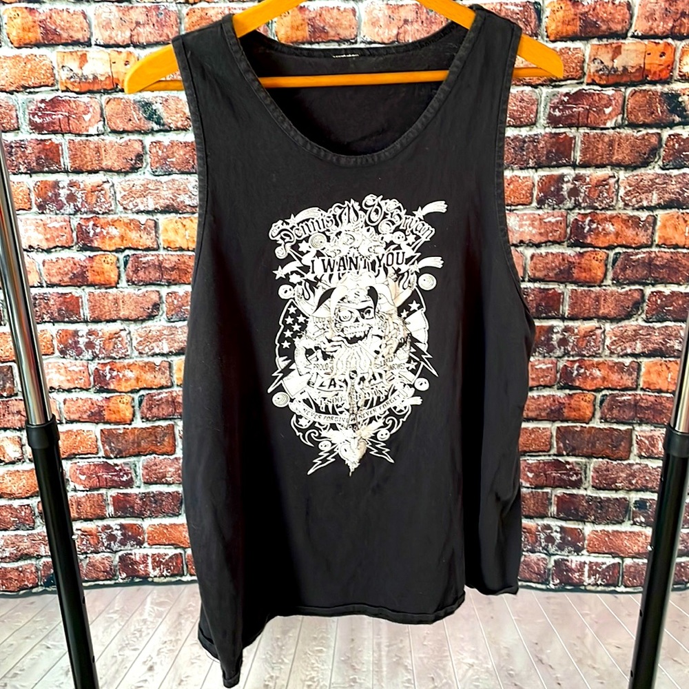 FLASH Mystic Knights of the Sea tattoo flash tank top men’s large whale skull